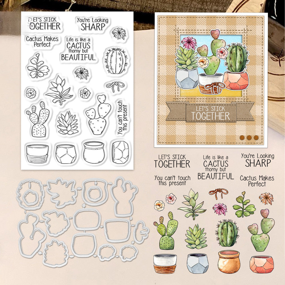 Cactus Dies & Stamps Set