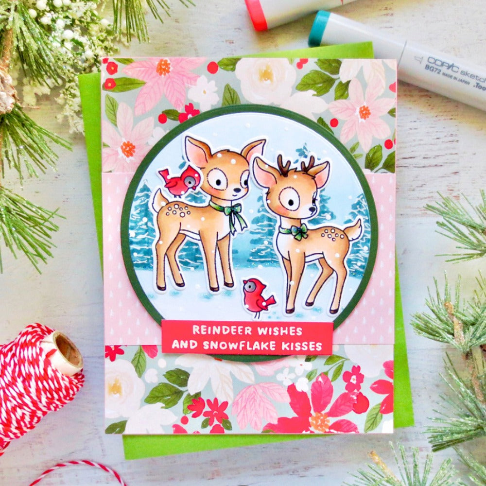 Santa Claus and Deer Dies & Stamps Set