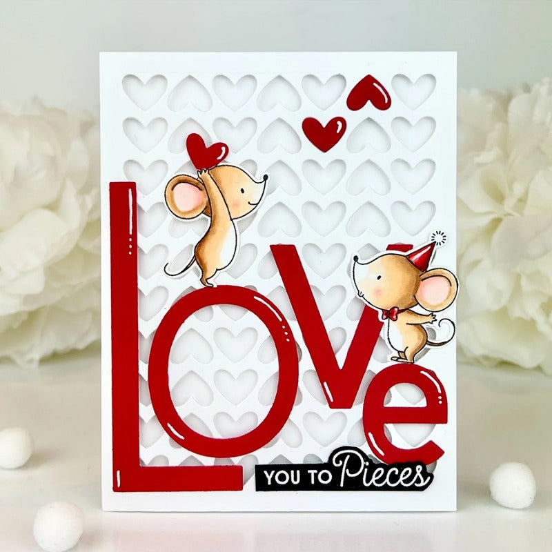 Heart Background Board Cutting Dies