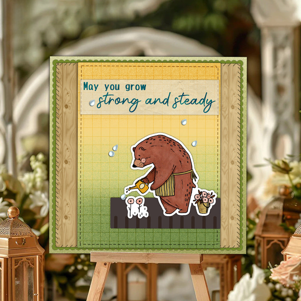 Animal Bear Clear Stamps