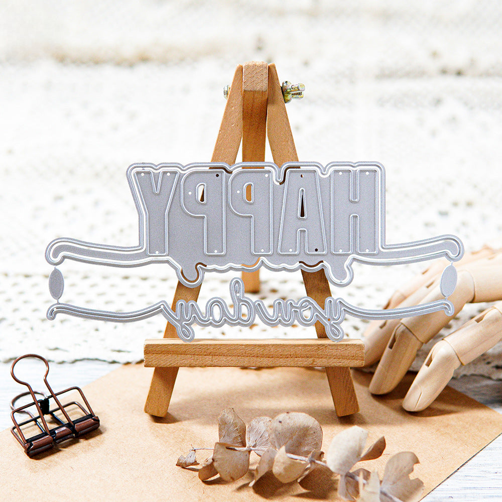 Happy Words Metal Cutting Dies