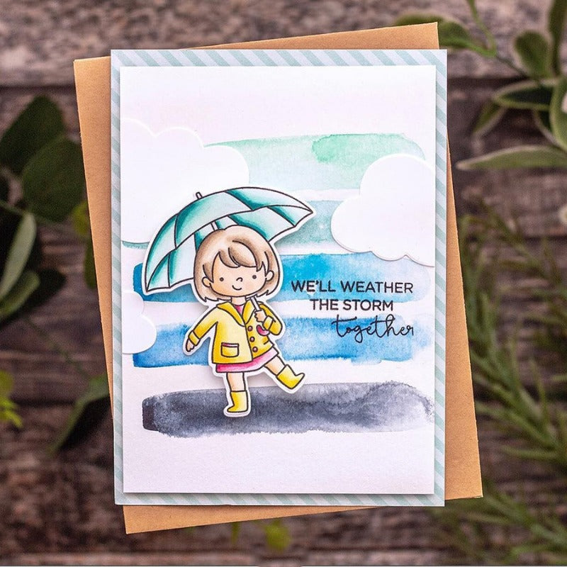 Little Rainy Girl Dies & Stamps Set