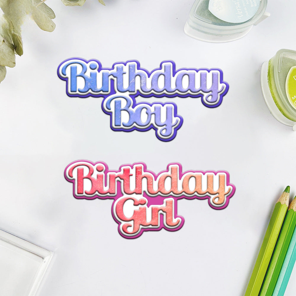 Birthday Wishes Metal Cutting Dies