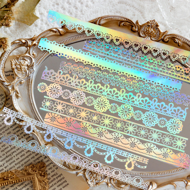 Hot Stamping Hollow Lace Paper