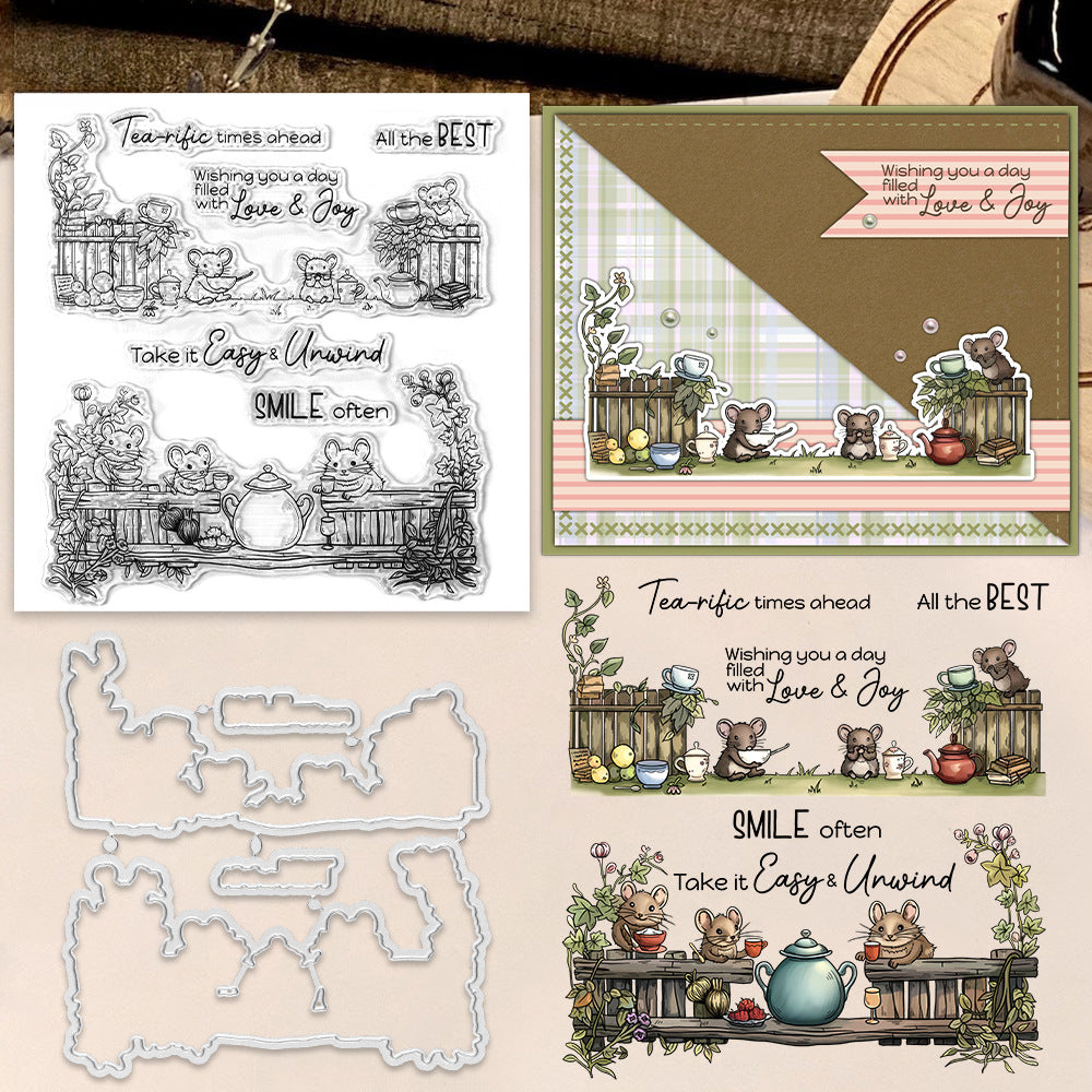 Cute Little Mouse Dies & Stamps Set