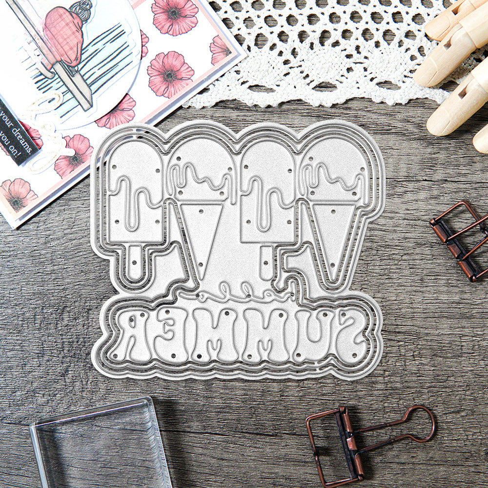 Summer Ice Cream Metal Cutting Dies