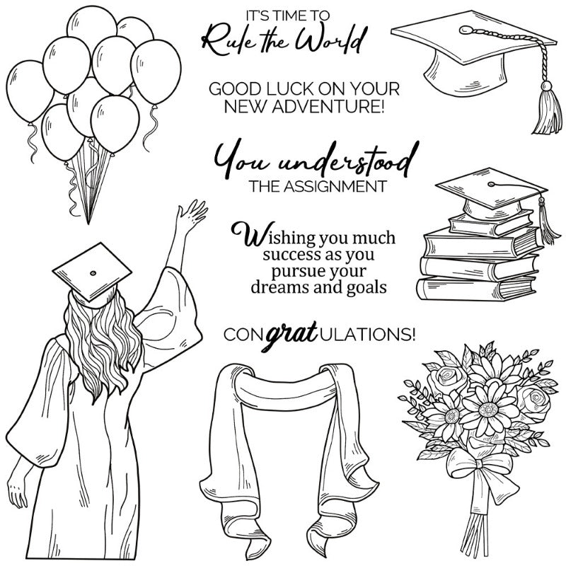 Graduation Season Dies & Stamps Set
