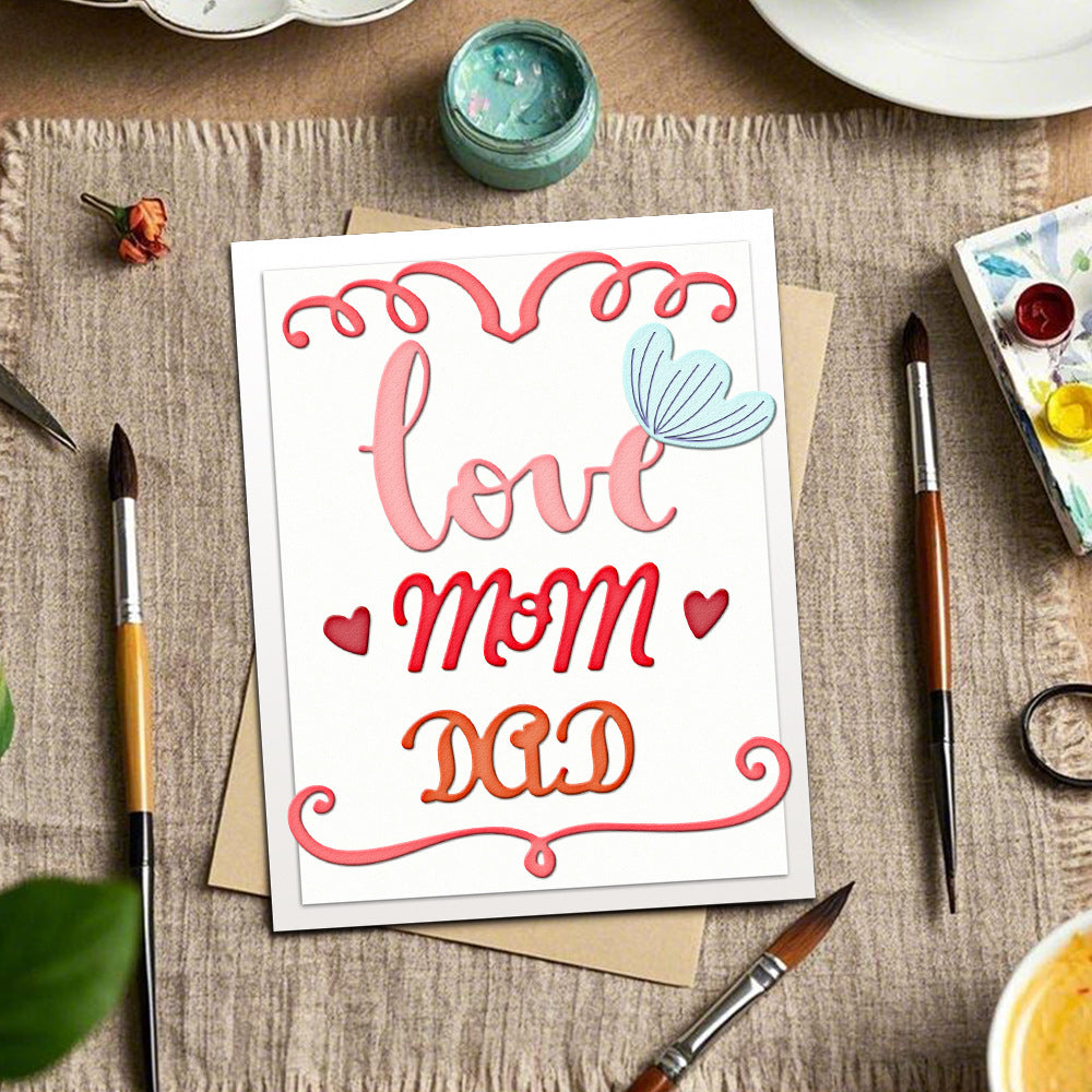 Mother's Day Letters Metal Cutting Dies