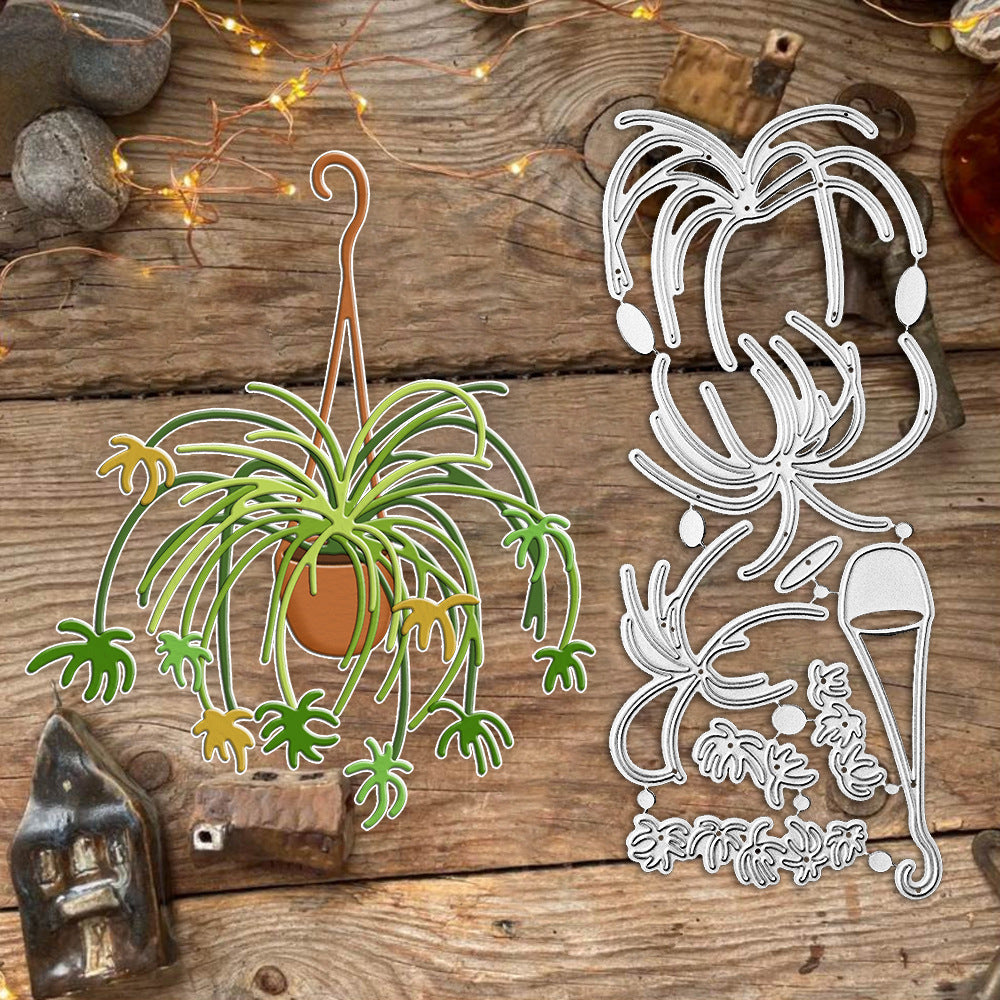 Hanging Basket Flowers Metal Cutting Dies