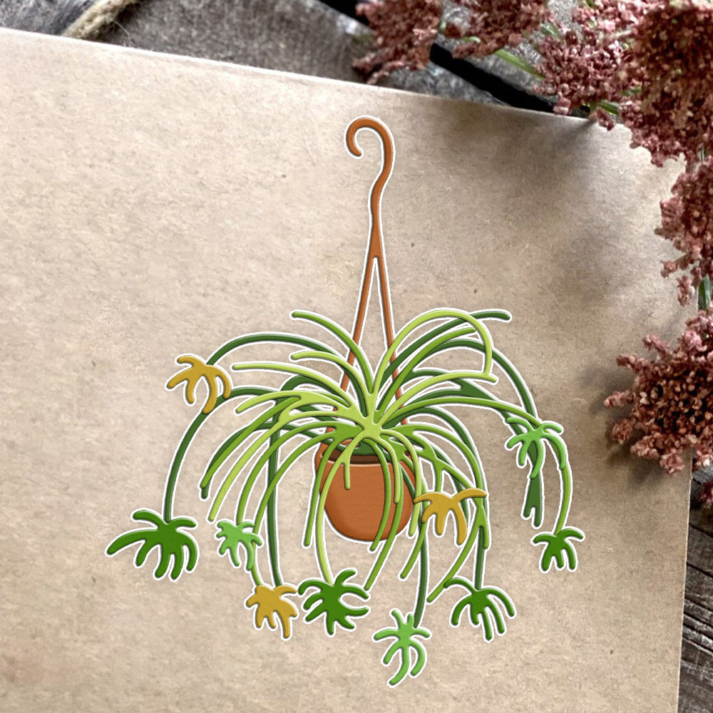 Hanging Basket Flowers Metal Cutting Dies