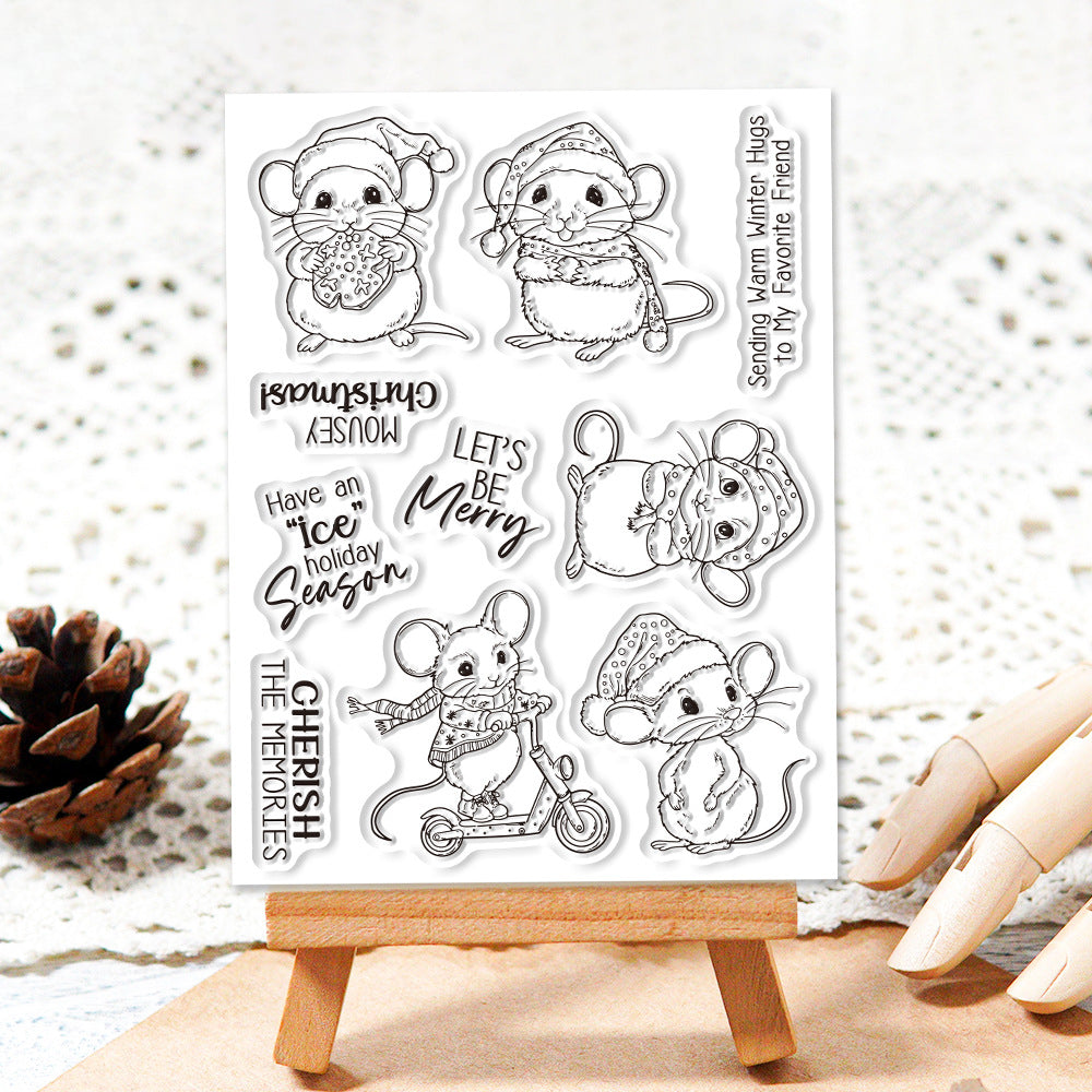 Christmas Mouse Dies & Stamps Set