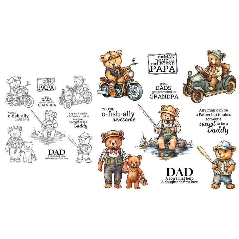 Classic Cars Dies & Stamps Set