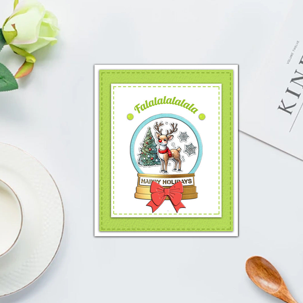 Christmas Elements Dies & Stamps Set