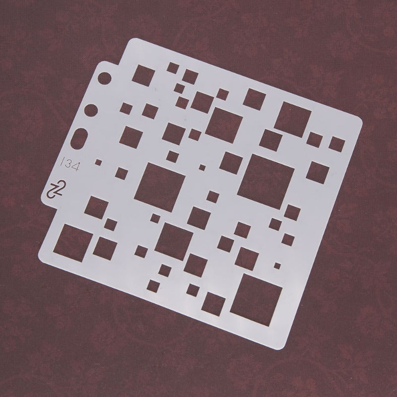 Square Pattern Hollow Stencil