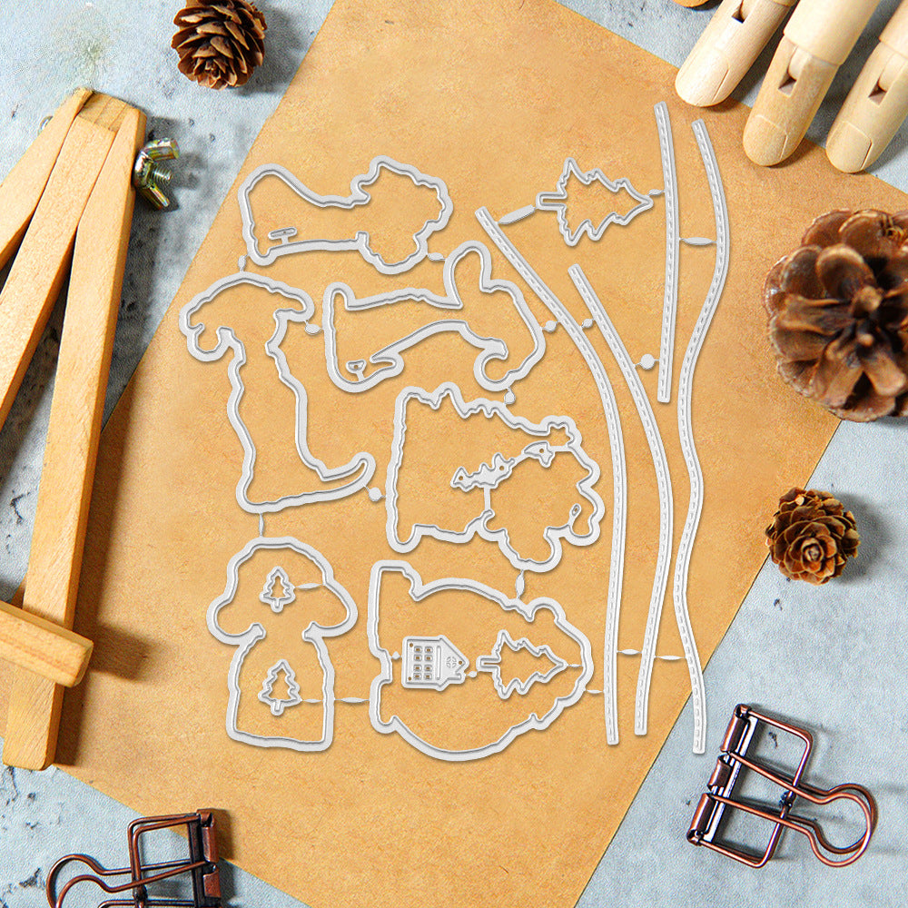 Christmas Puppy Dies & Stamps Set