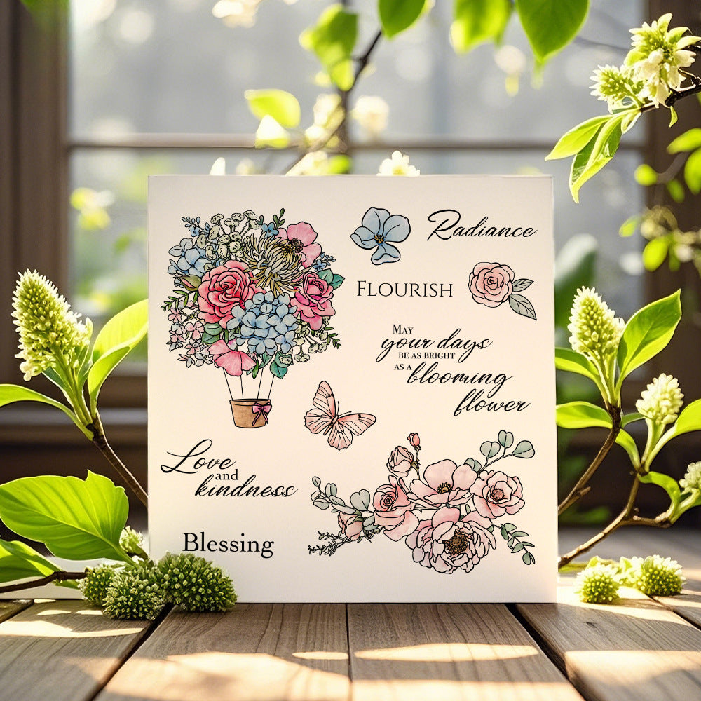 Spring Flowers Clear Stamps
