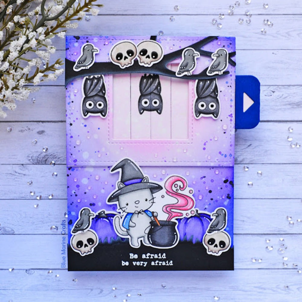 Halloween Ghost Dies & Stamps Set