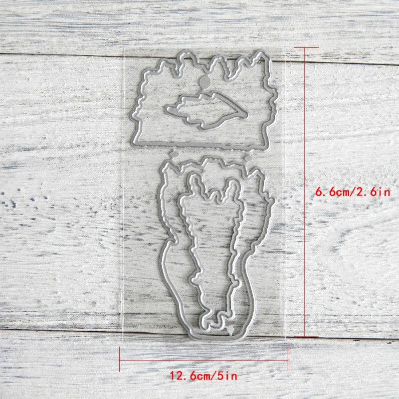 Beautiful Lavender Dies & Stamps Set
