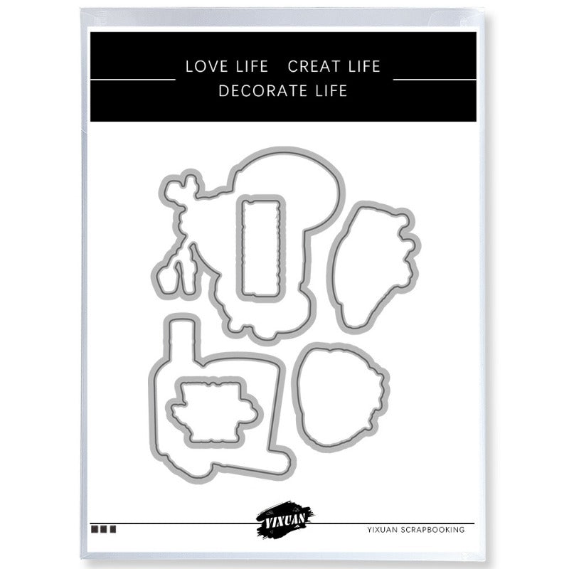 Motorcycle Dies & Stamps Set