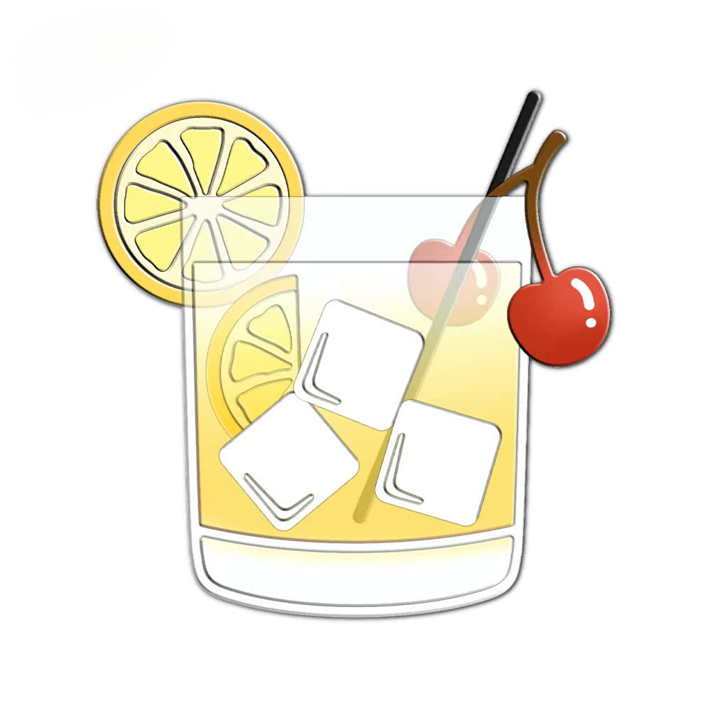 Summer Lemon Cherry Ice Drink Cutting Dies