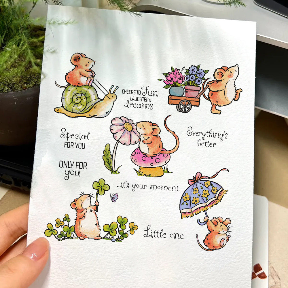 Cozy Mouse Dies & Stamps Set