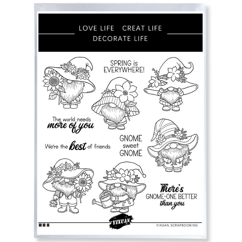 Cute Gnomes Dies & Stamps Set