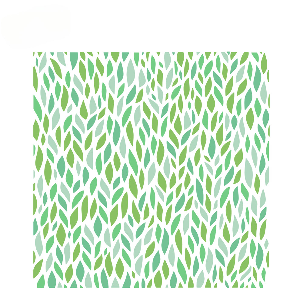 3D Leaves Background DIY Painting Hollow Stencil