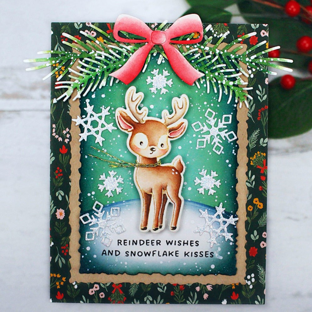 Santa Claus and Deer Dies & Stamps Set