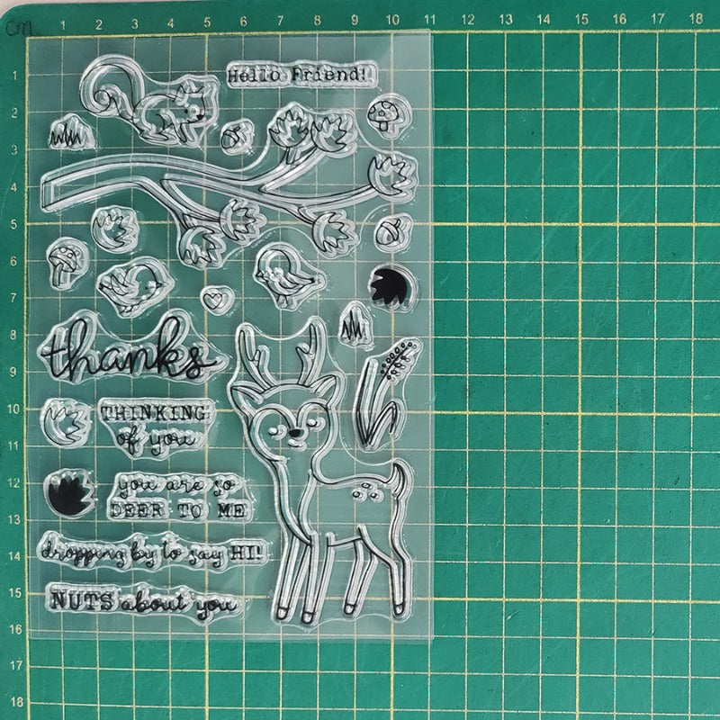 Deer Squirrel Dies & Stamps Set
