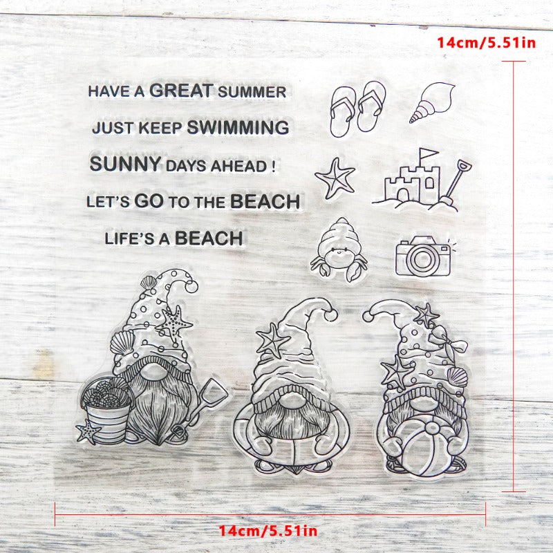 Vacation Gnomes Dies & Stamps Set