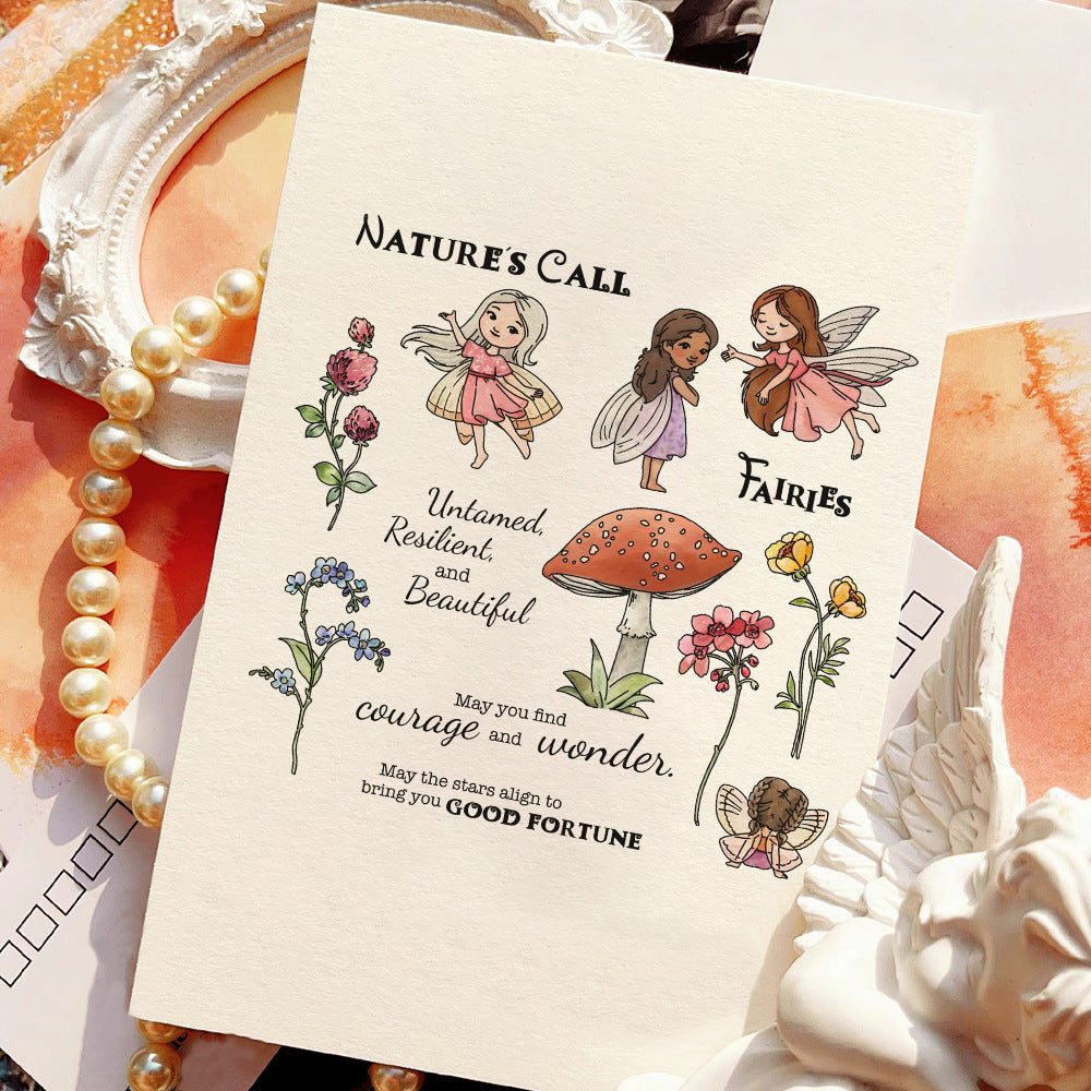 Fairy Flowers Dies & Stamps Set