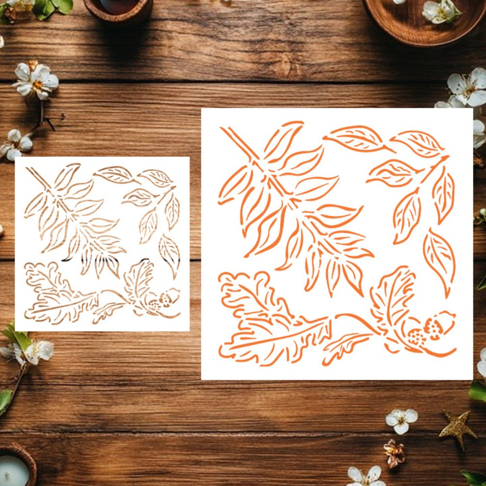 Leaves DIY Painting Hollow Stencil