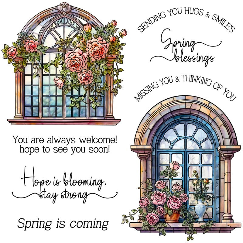 Window Grilles Dies & Stamps Set