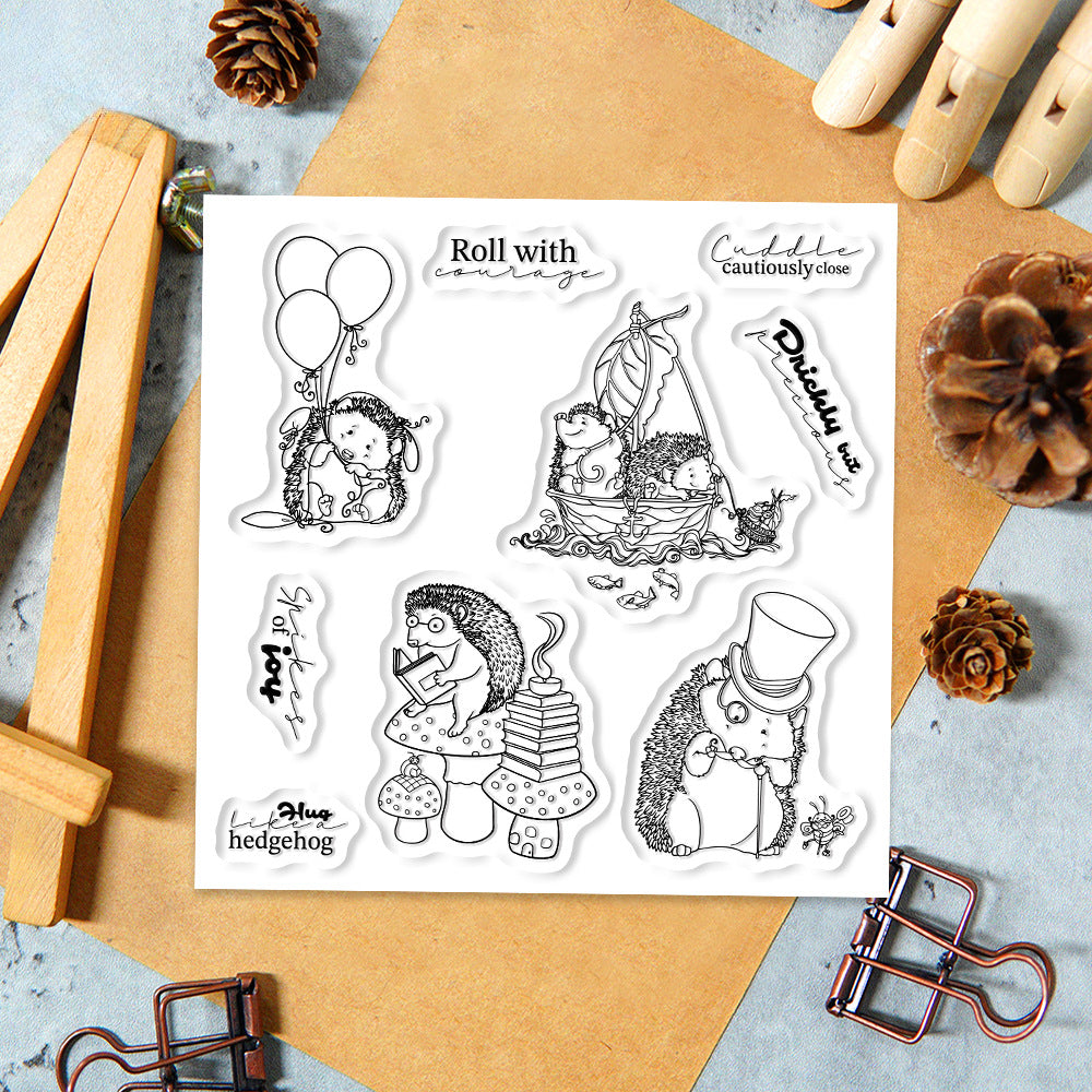 Animal Hedgehog Clear Stamps