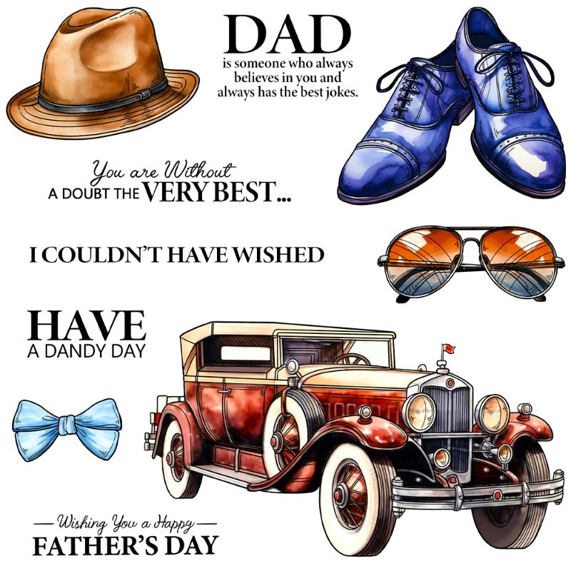 Father's Day Theme Dies & Stamps Set
