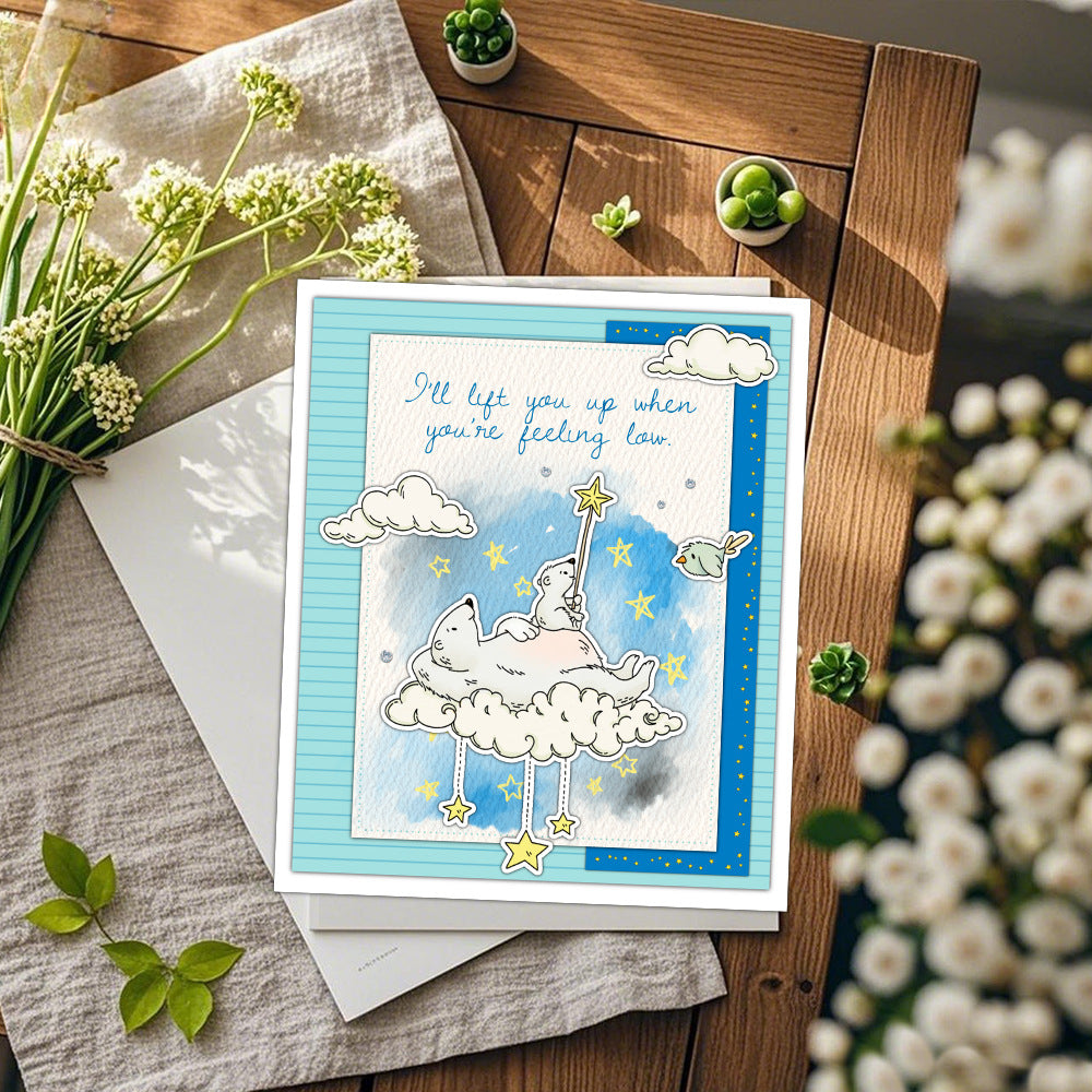 Polar Bear Elephant Clear Stamps