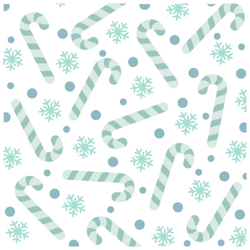 Christmas Snowflake Cane DIY Painting Hollow Stencil