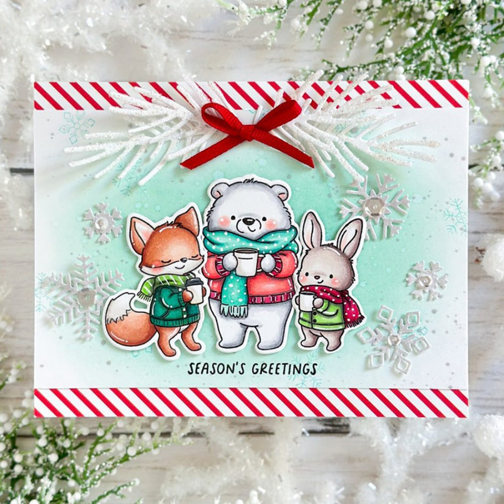 Winter Animals Dies & Stamps Set