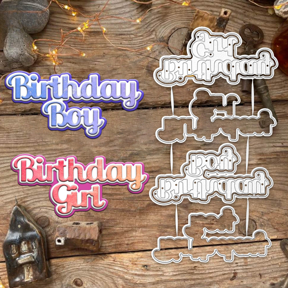 Birthday Wishes Metal Cutting Dies