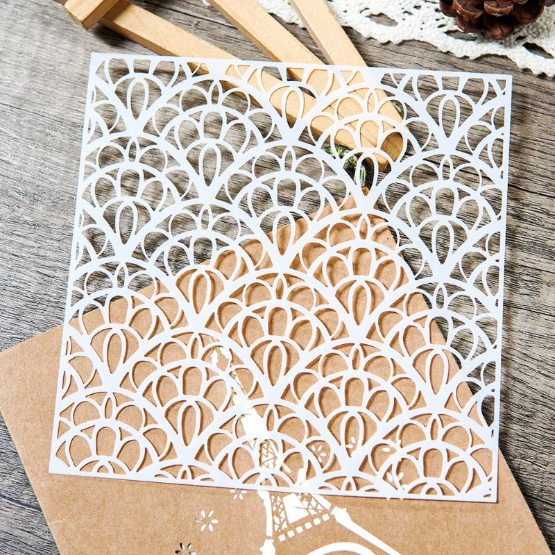 Creative DIY Painting Hollow Stencil