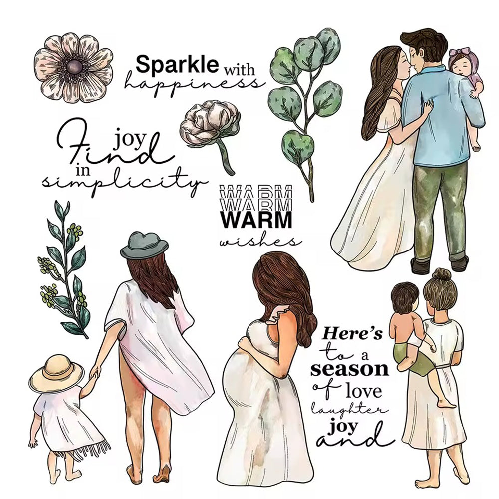 Family Time Clear Stamps