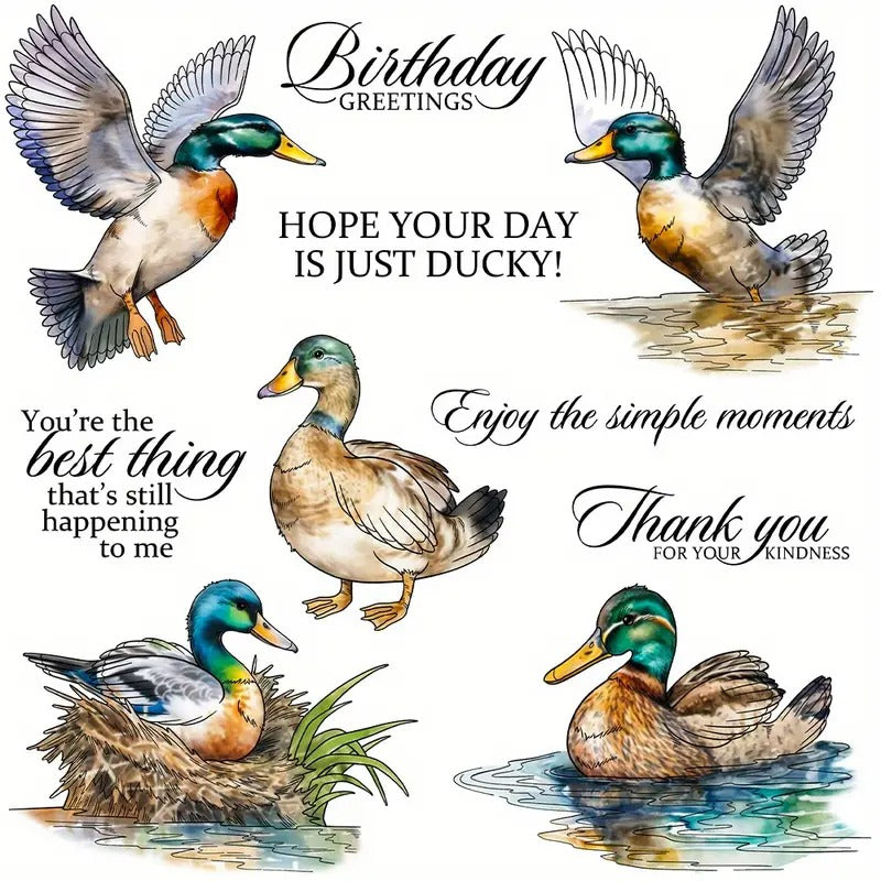 Happy Ducks Dies & Stamps Set