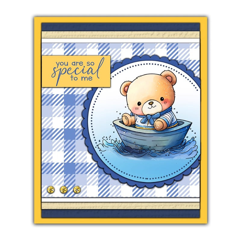 Cute Bear Dolls Dies & Stamps Set