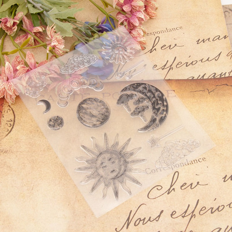Sun & Moon Clear Stamps