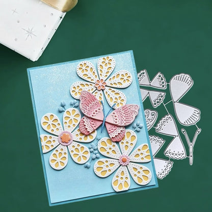 3D Butterfly Flower Metal Cutting Dies