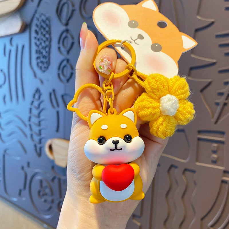 Cute Shiba Inu Doll Keychain