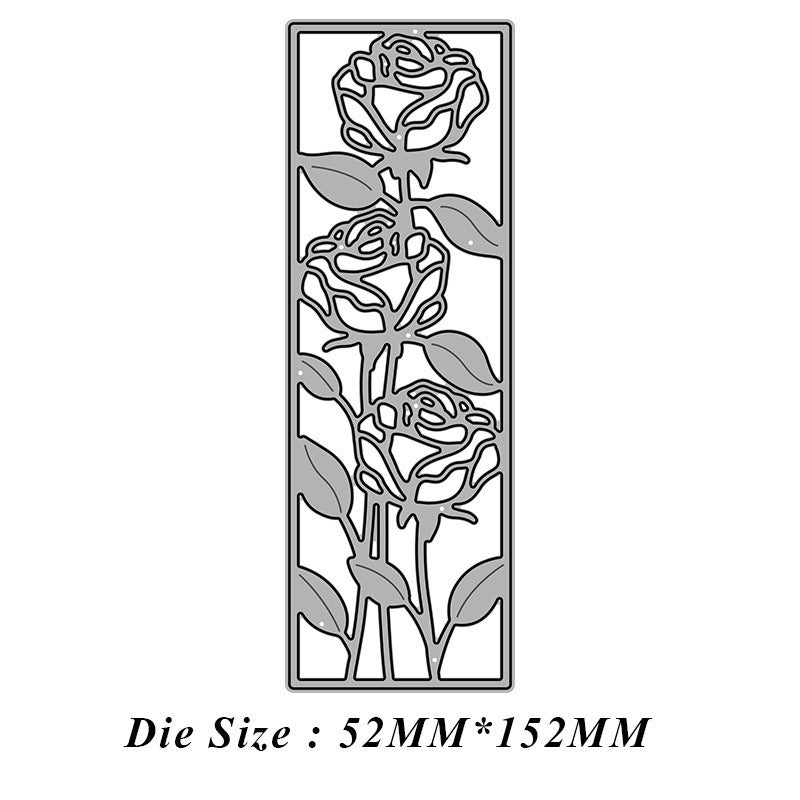 Flower Background Frame Metal Cutting Dies