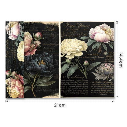 A5 Beautiful Flowers Journal Scrapbook Paper