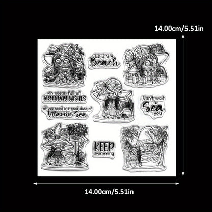 Summer Gnome Girls Dies & Stamps Set