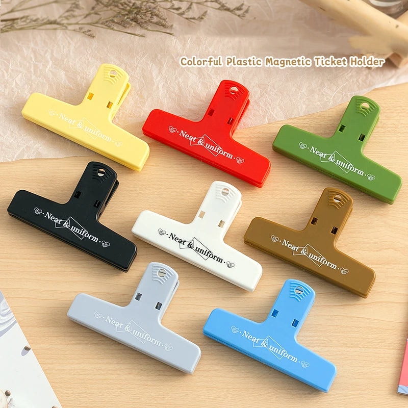 8 Colors DIY Scrapbook Plastic Clips